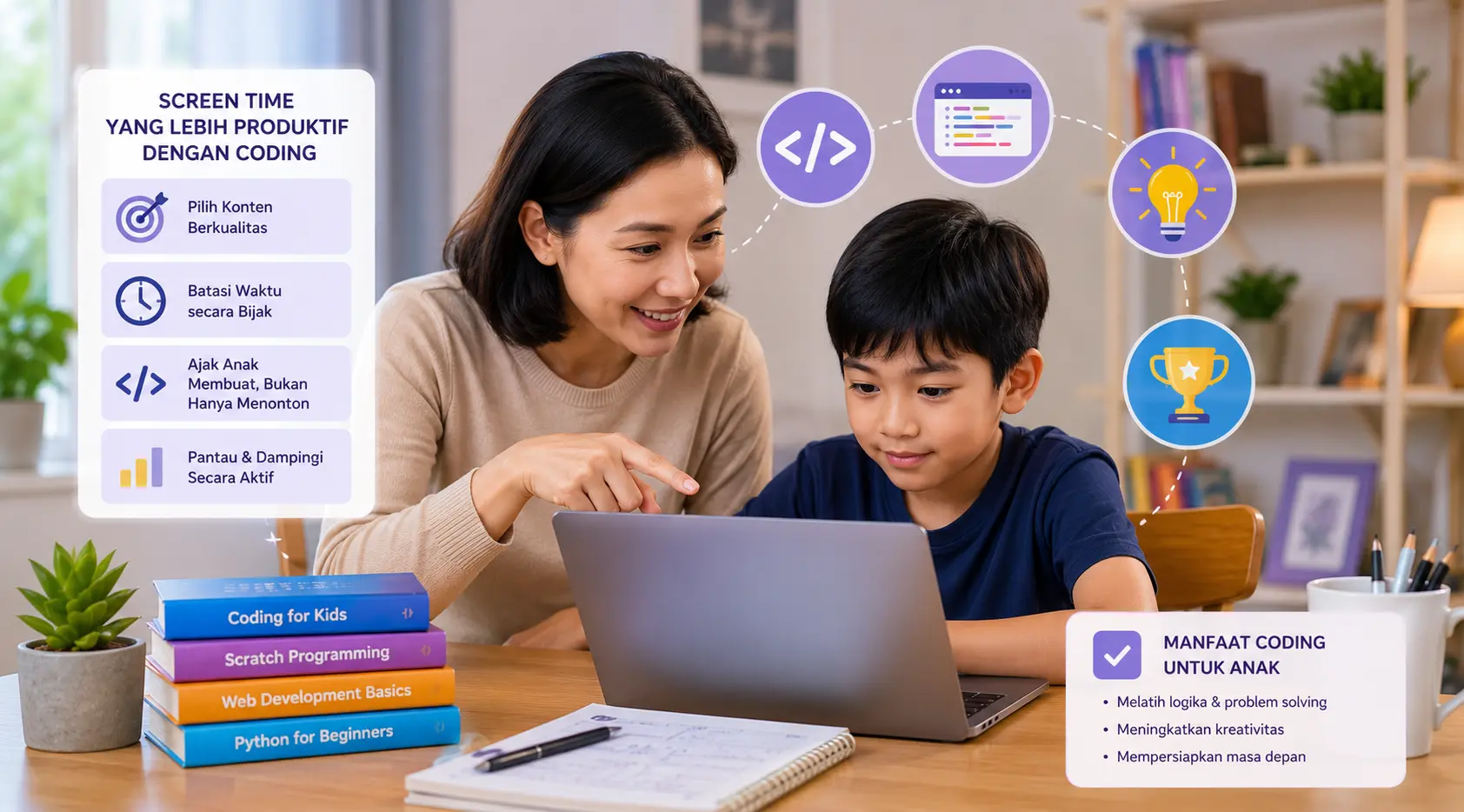 Tips Sederhana Jadikan Screen Time Anak Lebih Produktif dengan Coding