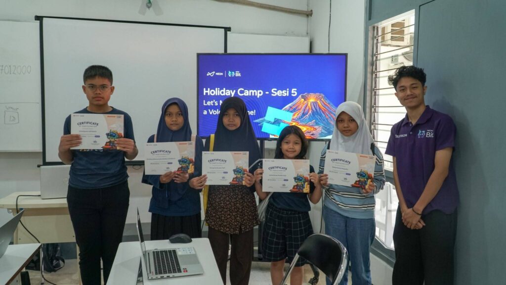 Pembagian Sertifikat Holiday Camp Coding Class 2026